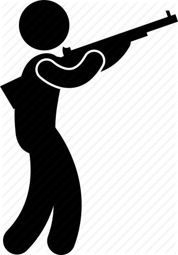 Shooter Clipart Hunter - Clip Art (357x512)