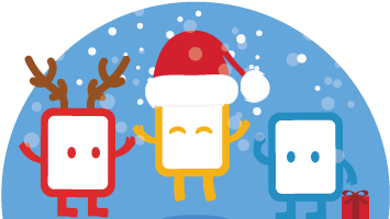 Image Black And White Xmas Mascots Clear Books Blog - Accounting (600x200)