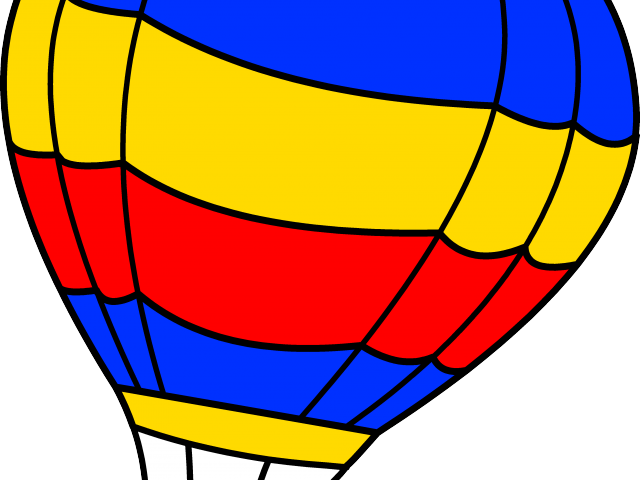 Hot Air Balloon Clipart Helicopter - Clipart Picture Of Hot Air Balloon (640x480)