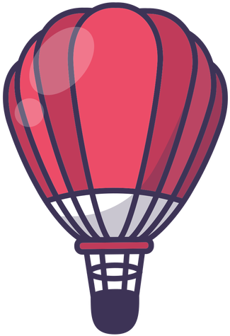 Hot Air Balloon Vector - Air Balloon Transparent (512x512)