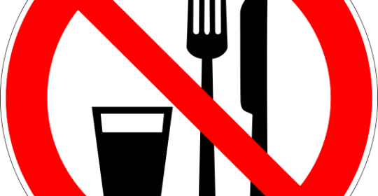 Is It Permissible To Go To The Dentist While Fasting - Eating Or Drinking Sign (540x280)