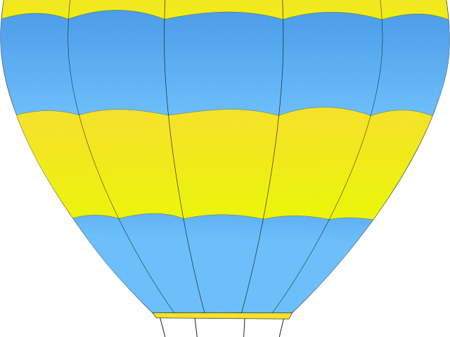Hot Air Balloon Clipart Red White Blue - Hot Air Balloon Clip Art (640x480)