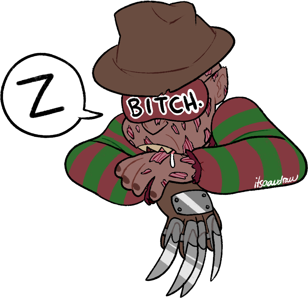 It's Nap Time, Bitch It's Beddy-bye, Bastard - Cartoon (1127x1041)