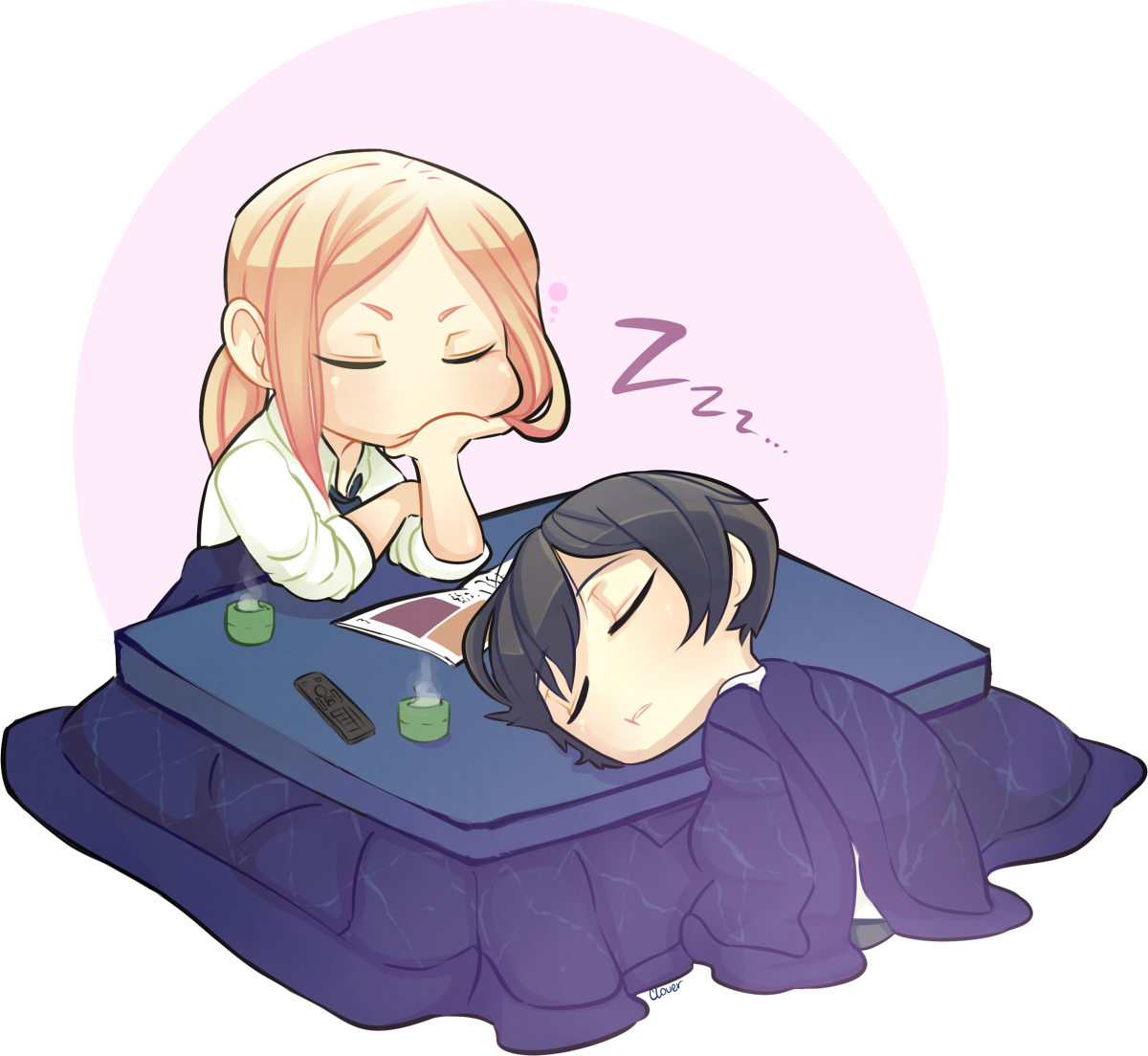 Nap Time - Cartoon (1200x1104)