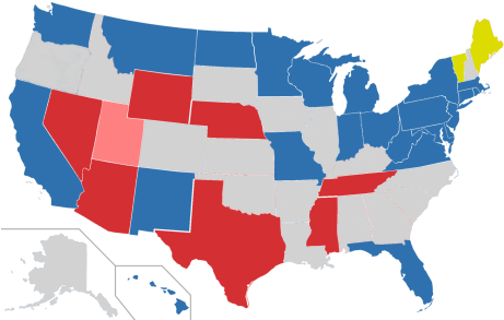 Why There Should Be Nap Time In High School - 2018 Senate Elections Map (475x294)