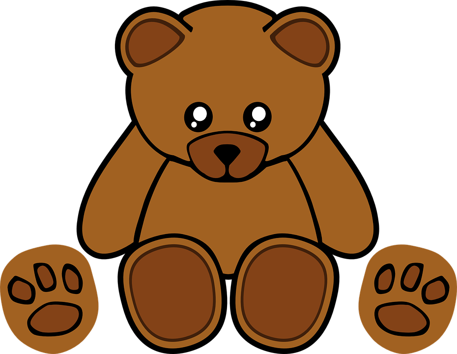 Bear Graphics Illustrations Free Download On - Teddy Bear Vector Png (930x720)