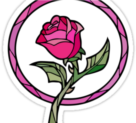 Stained Glass Enchanted Rose (640x480)