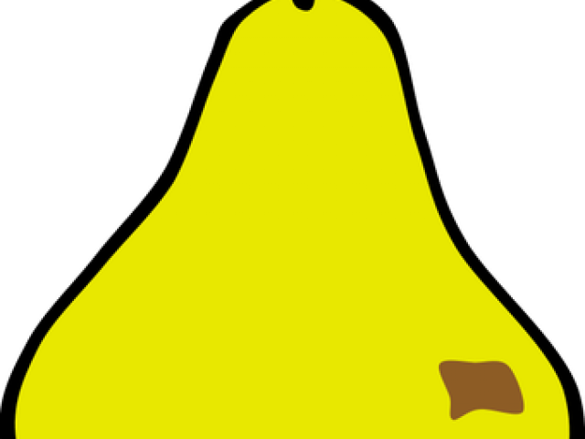 Pear Clipart Single Fruit - Color (640x480)