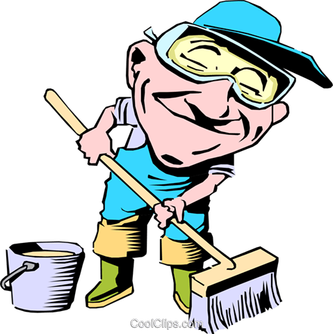 Cartoon Street Maintenance Royalty Free Vector Clip - Sample Of Safety Poster (479x480)