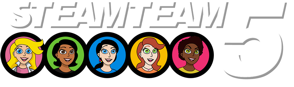 Stem/steam Book For Girls - Steamteam 5: The Beginning (983x300)