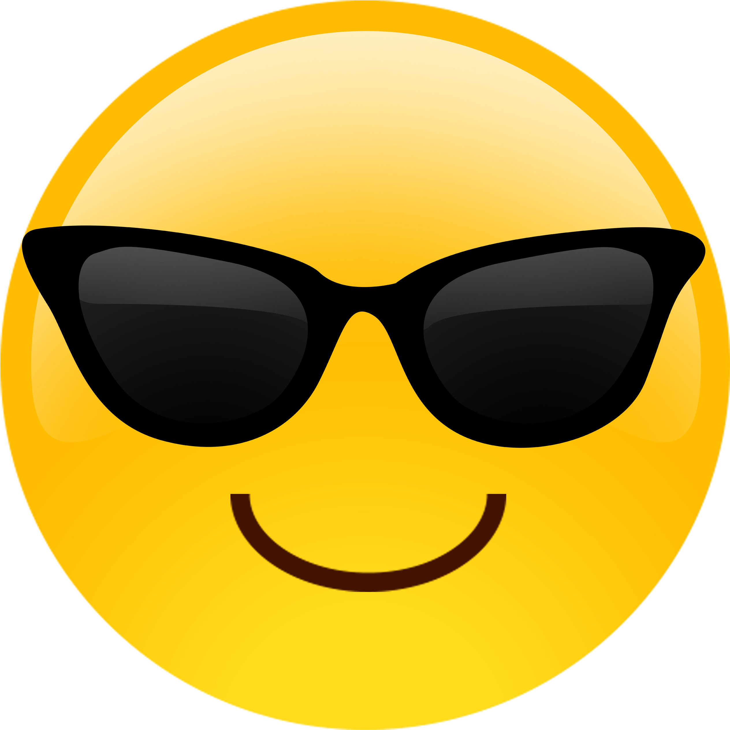 Clipart Library Stock Sunglasses Emoji Cutouts Harper - Sunglasses Emoji (2592x2592)