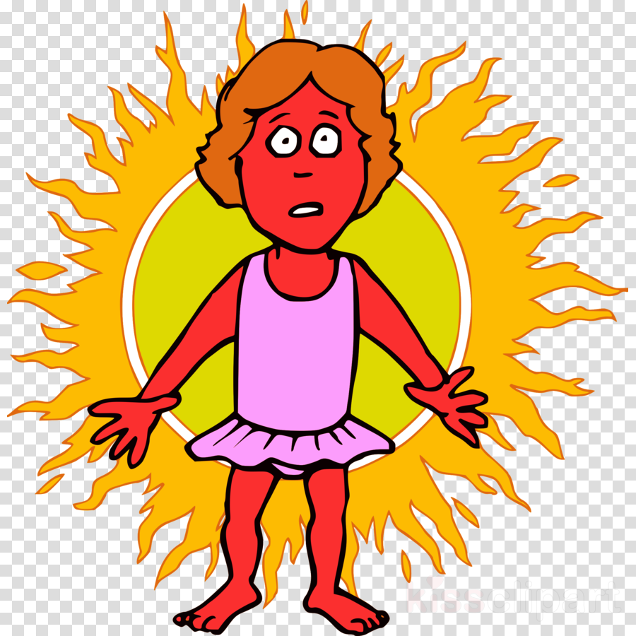 Download Sunburn Clipart Sunburn Clip Art Sunscreen - Sunburn Clipart (900x900)