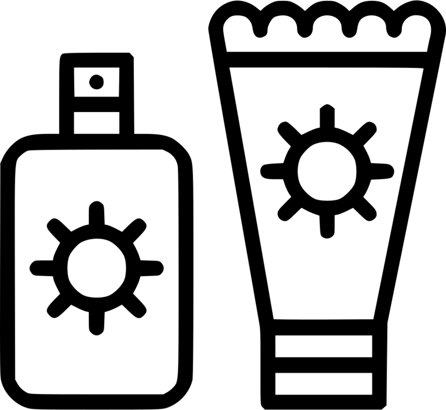 Sunscreen Clipart Sunscreen Lotion Sun Tanning - Sunscreen (900x827)