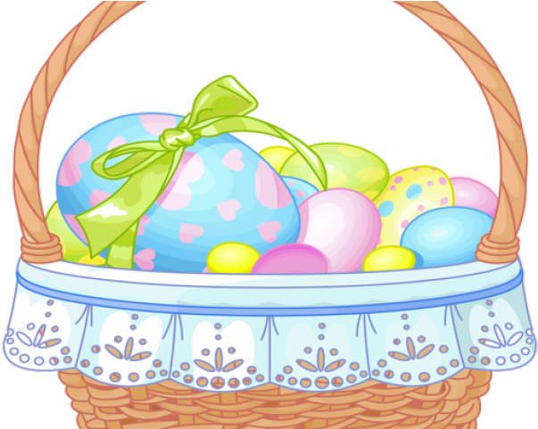 Easter Basket Bunny Clipart Transparent - Easter Basket (640x480)