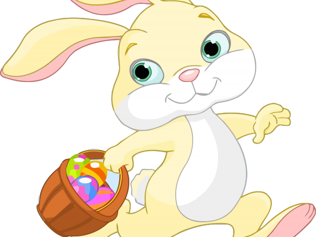 Easter Basket Bunny Clipart Transparent - Easter Bunny (640x480)