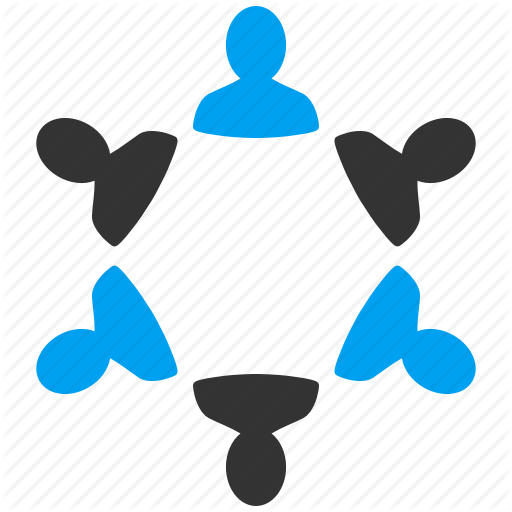 Download People Communication Icon Clipart Computer - Pictogramme Collaboration (512x512)