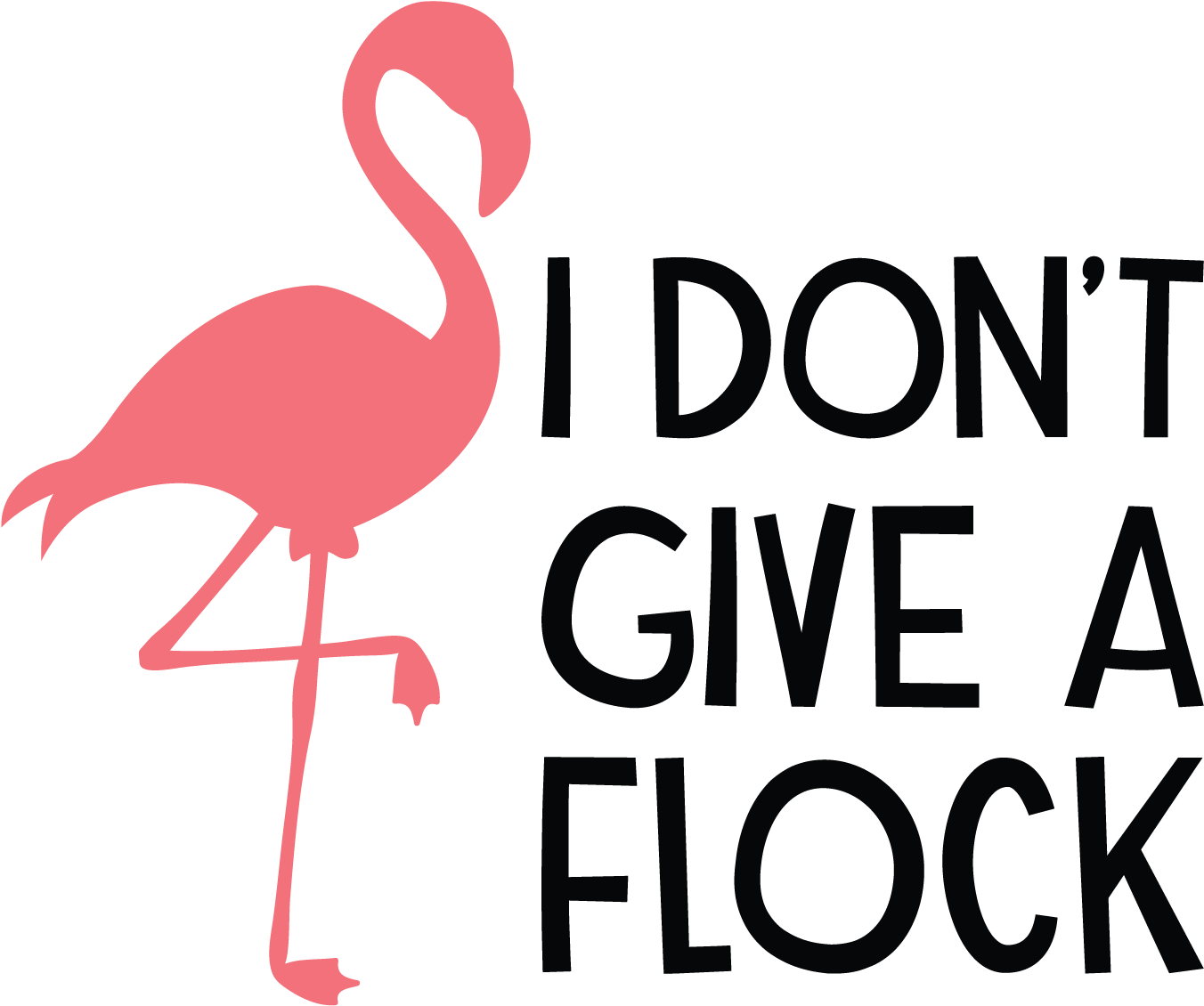 Boy Svg Rifles Racks And Deer Track - Dont Give A Flock (1800x1800)