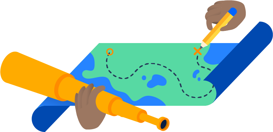 Path Clipart Career Growth - Management (880x440)
