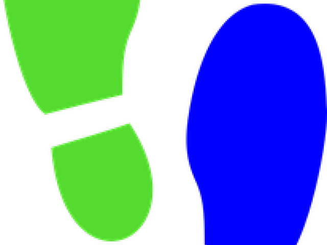 Path Clipart Shoe Footprint - Path Clipart Shoe Footprint (640x480)