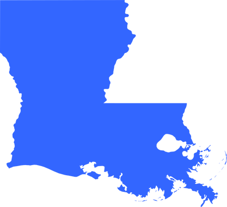 U - S - State - State Of Louisiana Png (450x410)