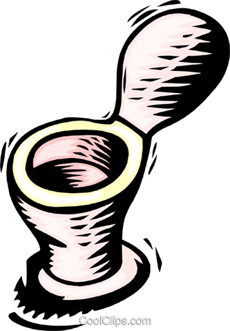 Toilet Royalty Free Vector Clip Art Illustration - Hiv/aids (333x480)