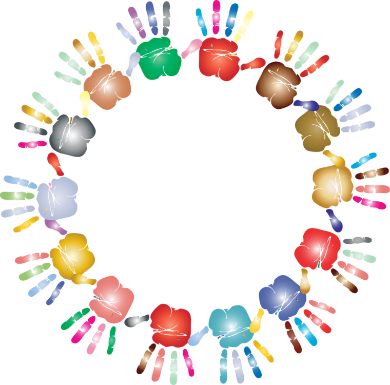 Seeds Of Promise Child Development Center Every Child - Colorful Hand Prints Png (760x750)