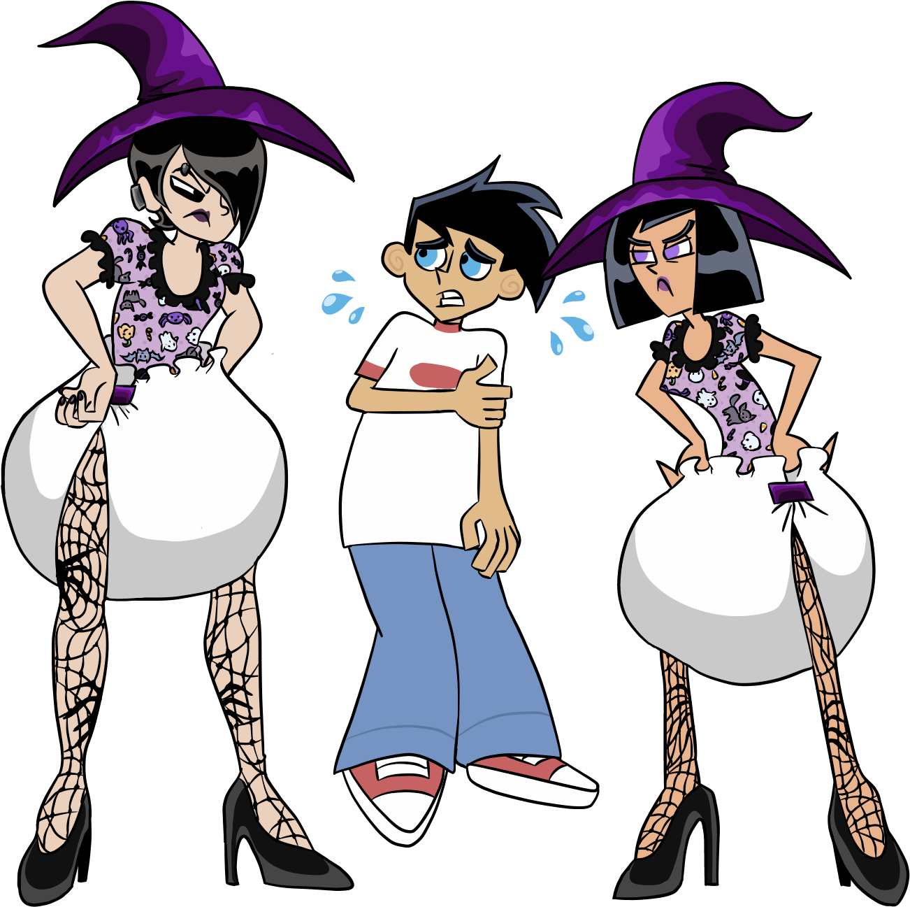 Girls Problem By Nastyalapka Commission - Television (1544x1543)