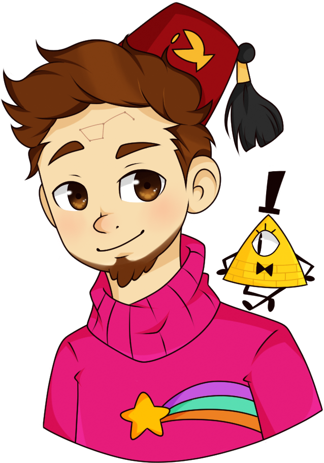 Image Freeuse Stock Fanart For Free Download On Mbtskoudsalg - Alex Hirsch Fan Art (663x930)