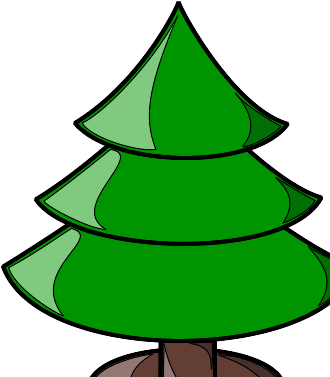 Svg Convert Clipping Error - Free Plain Christmas Tree Clip Art (400x400)