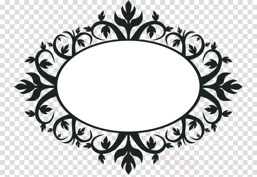 Oval Ornament Clipart Borders And Frames Ornament Clip - Vintage Frame Clipart (900x620)