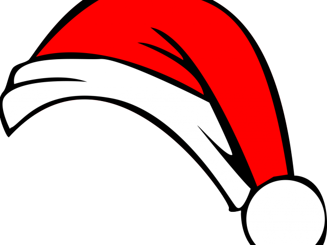 Santa Hat Clipart Grinch - Transparent Christmas Hat Clipart (640x480)