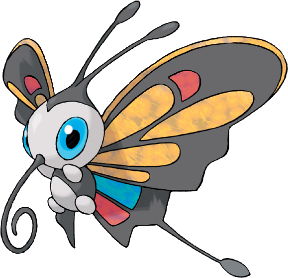 Vibrantly Patterned Wings Are Its Prominent Feature - Beautifly Pokemon (578x578)