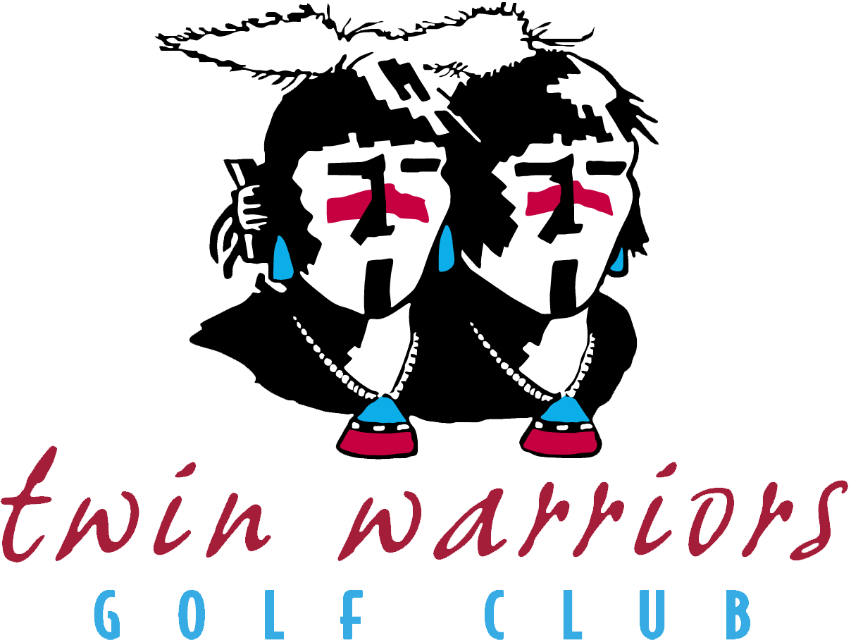 Course Logo - Twin Warriors Golf Club Logo (1208x908)