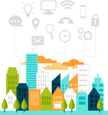 City - White Space Infographic (420x450)