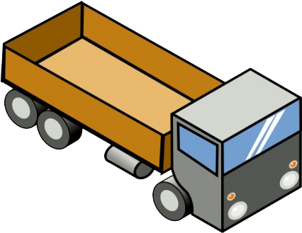 Feature1 - Truck Clip Art (444x352)