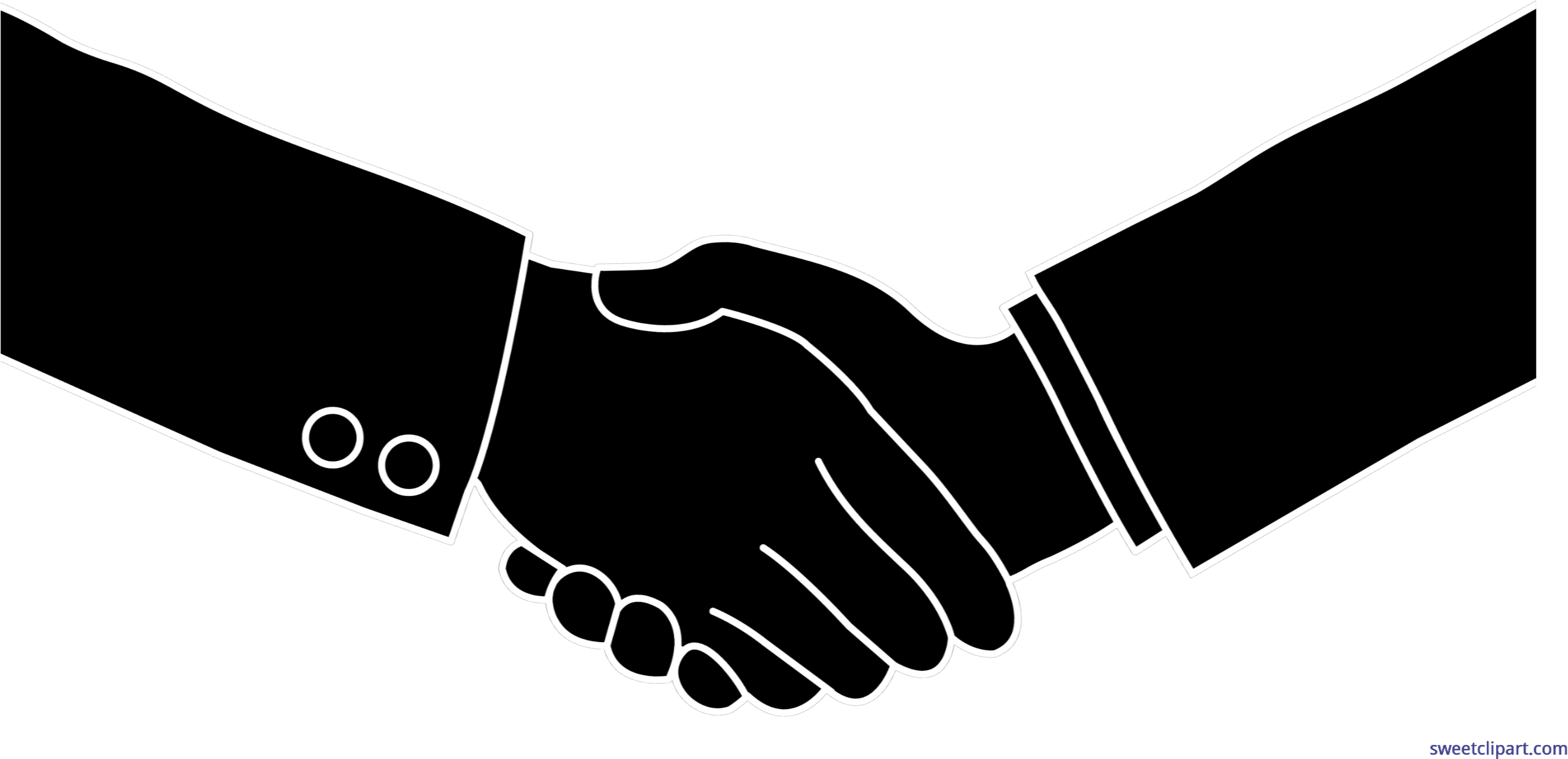 Clip Art Svg Royalty Free Download Business Handshake - Clip Art Hand Shake Png (4781x2383)