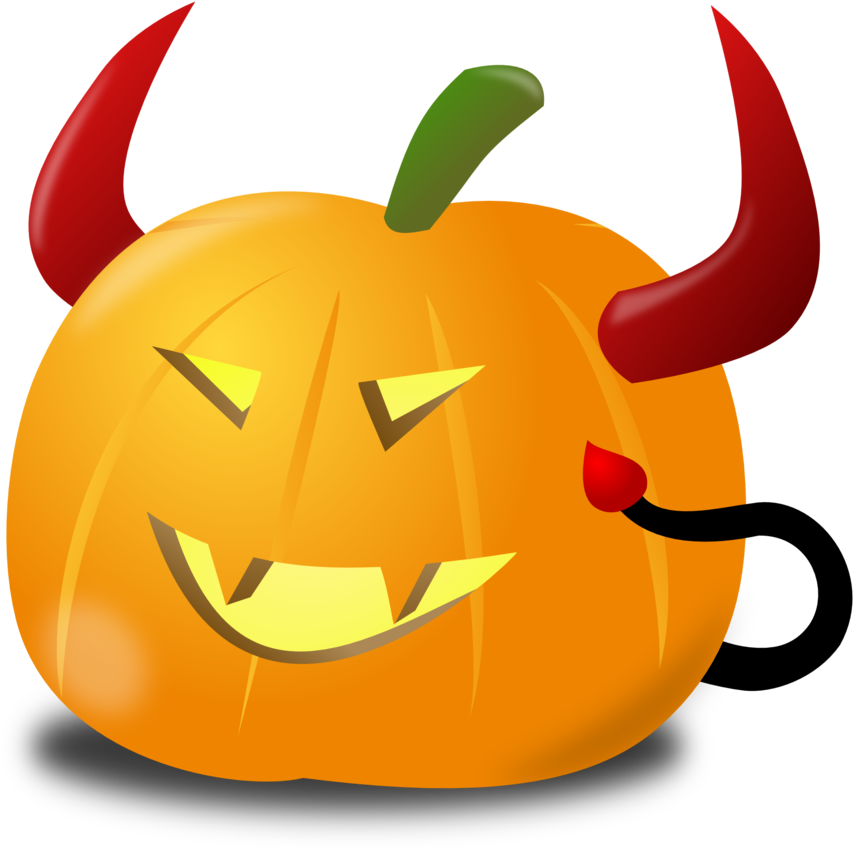 Devil Pumpkin - Devil Pumpkin Carving Ideas (958x958)