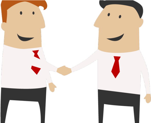 Customer Clipart Agreement - Contract Cartoon Png (640x480)