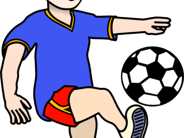 Fingers Clipart Football - Clip Art Soccer Player (640x480)
