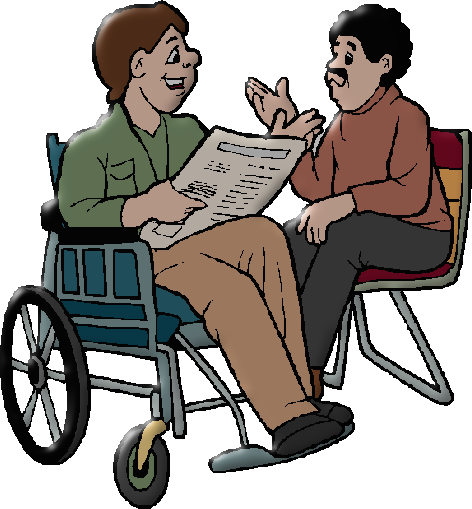 Date Clipart Companionship - Companionship Person Clipart (472x509)