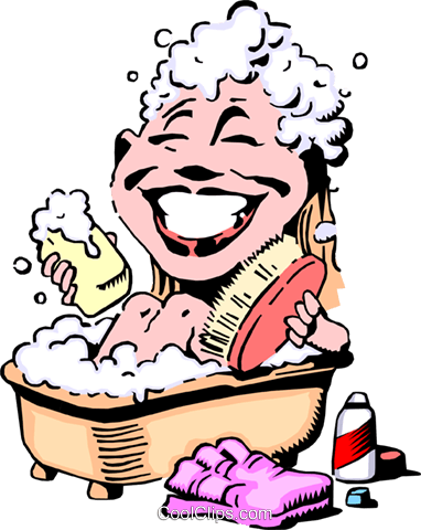 Cartoon Date Royalty Free Vector Clip Art Illustration - Personal Hygiene And Grooming Animated Clipart (382x480)