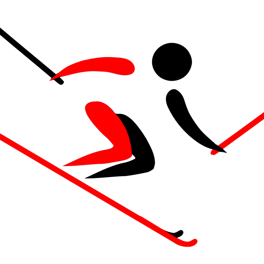 Alpine Skiing Clipart Pyeongchang 2018 Olympic Winter - スキー アルペン イラスト (900x900)