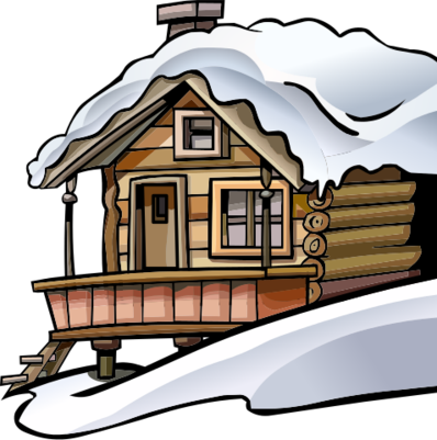 Ski Lodge Clipart Cozy - Club Penguin (398x401)