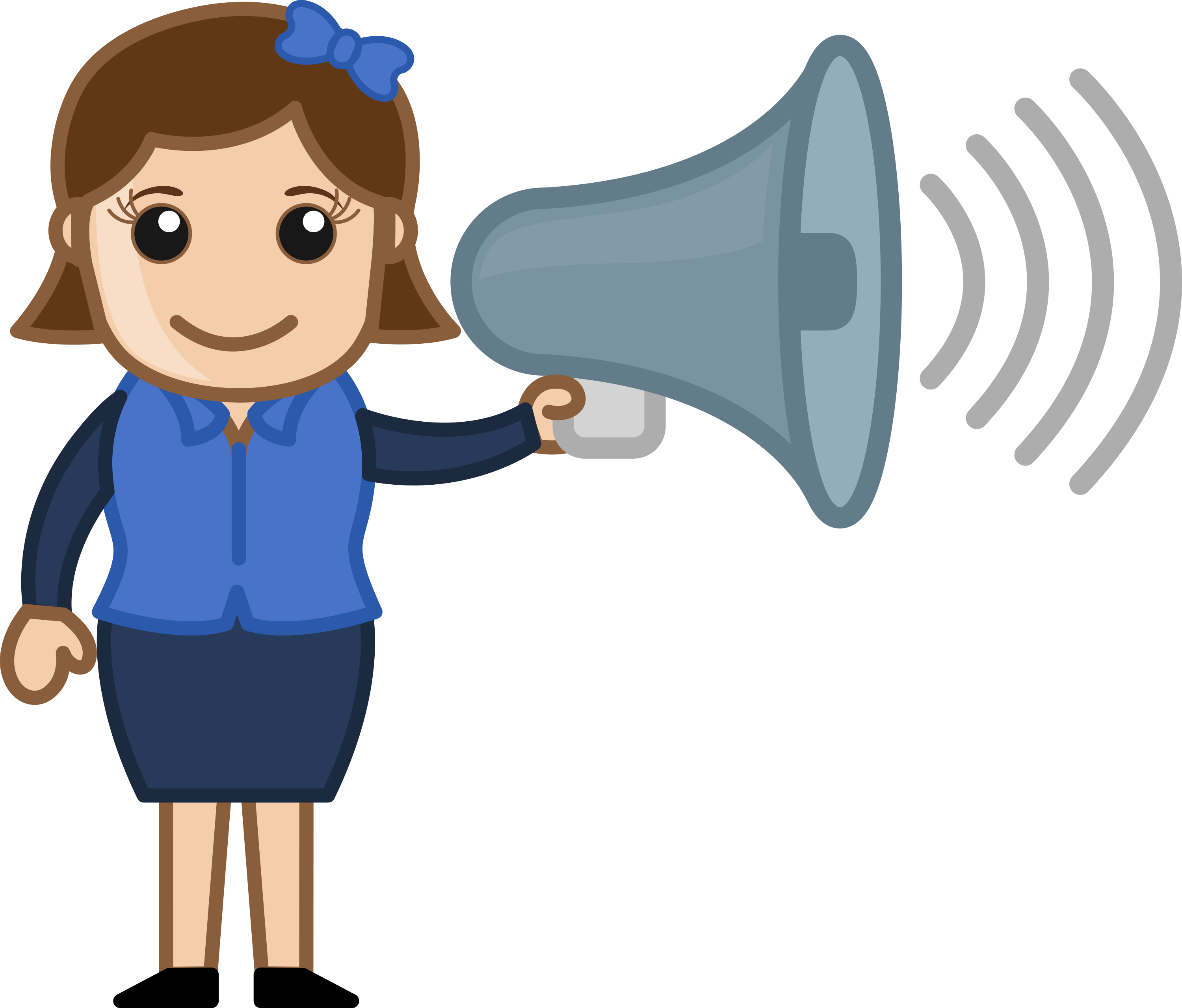 Ccs Girl Document Scanning Service Content Capture - Speaker Cartoon (3000x2560)