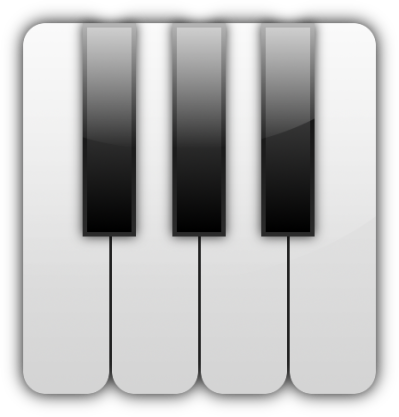 Piano Keys - Piano Keys Icon Png (399x417)