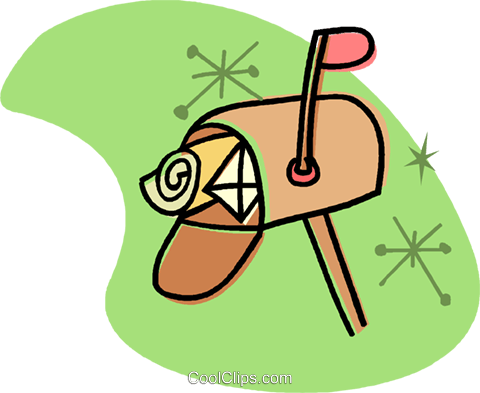 Letters And Envelopes In A Mail Box Royalty Free Vector - Letters And Envelopes In A Mail Box Royalty Free Vector (480x393)