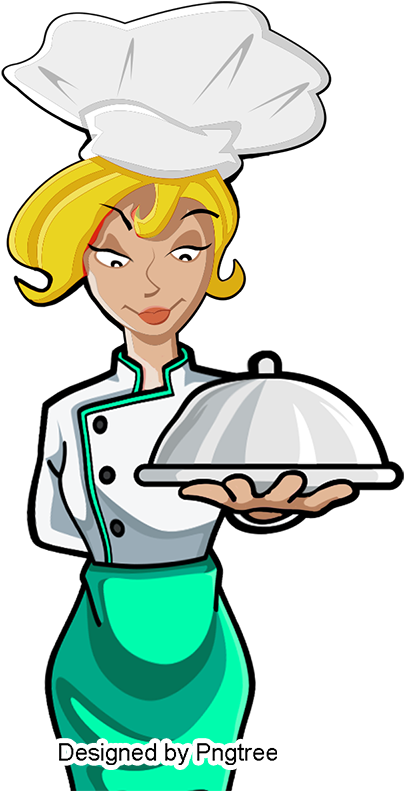 Beauty Chef Vector, Roast Chicken, Food, Cartoon Characters - Portable Network Graphics (800x800)