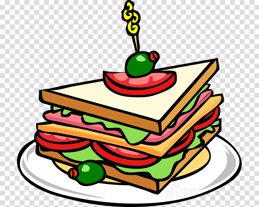 Download Sandwich Clip Art Clipart Peanut Butter And - Gourmet Sandwich Recipes [book] (900x720)