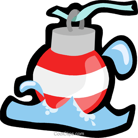 Fishing Float Royalty Free Vector Clip Art Illustration - Fishing Float Royalty Free Vector Clip Art Illustration (480x480)