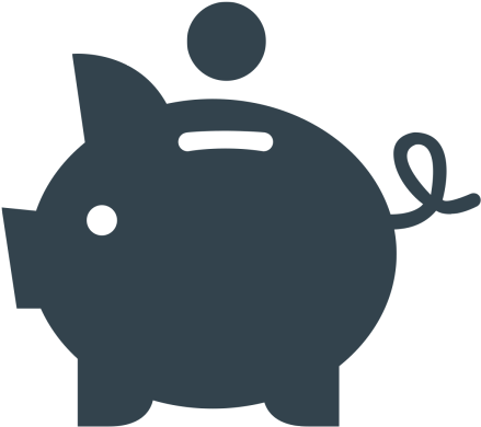 Estimate - Piggy Bank Icon Black (960x540)